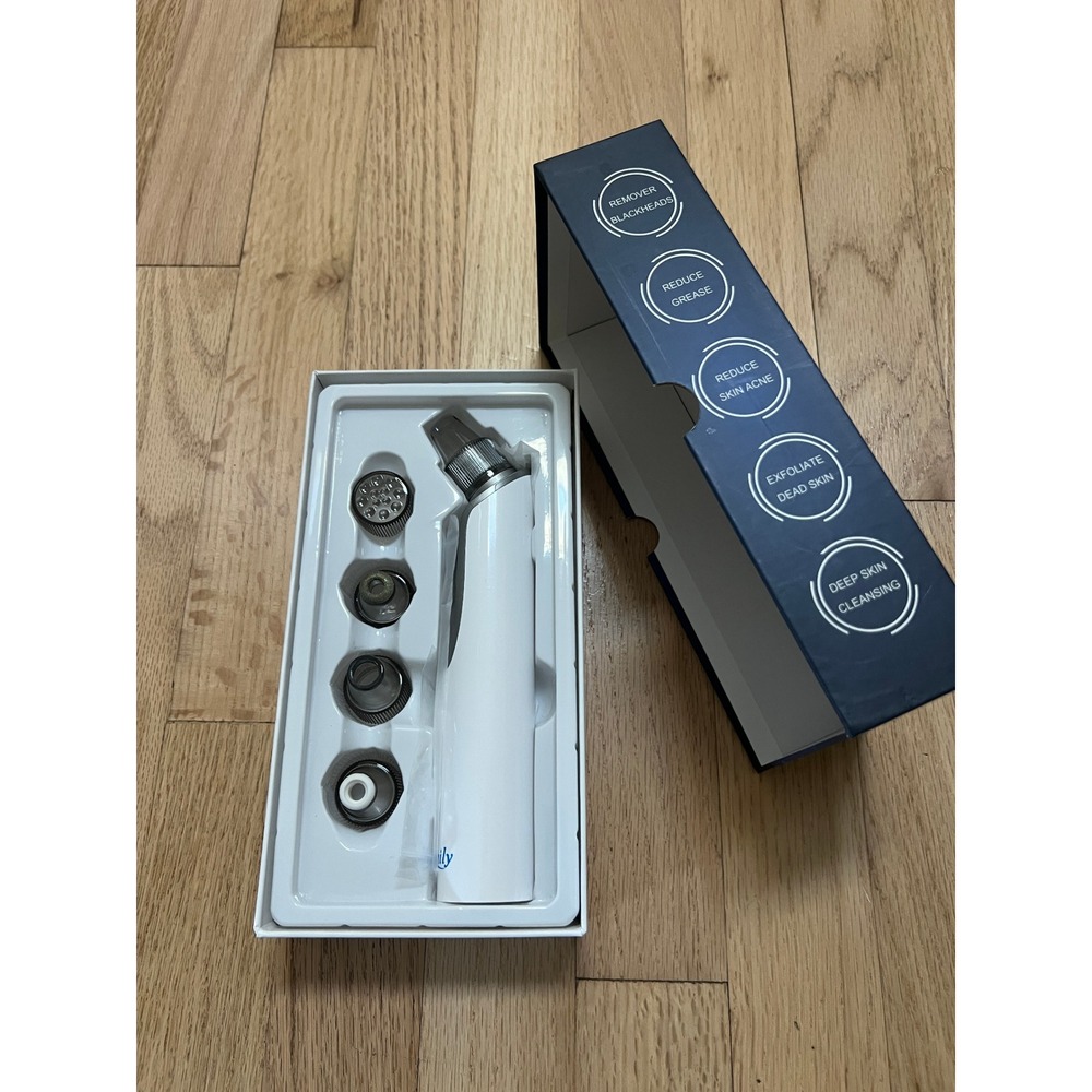 i-mily Blackhead Remover Vacuum Pore Cleaner Unisex OS White